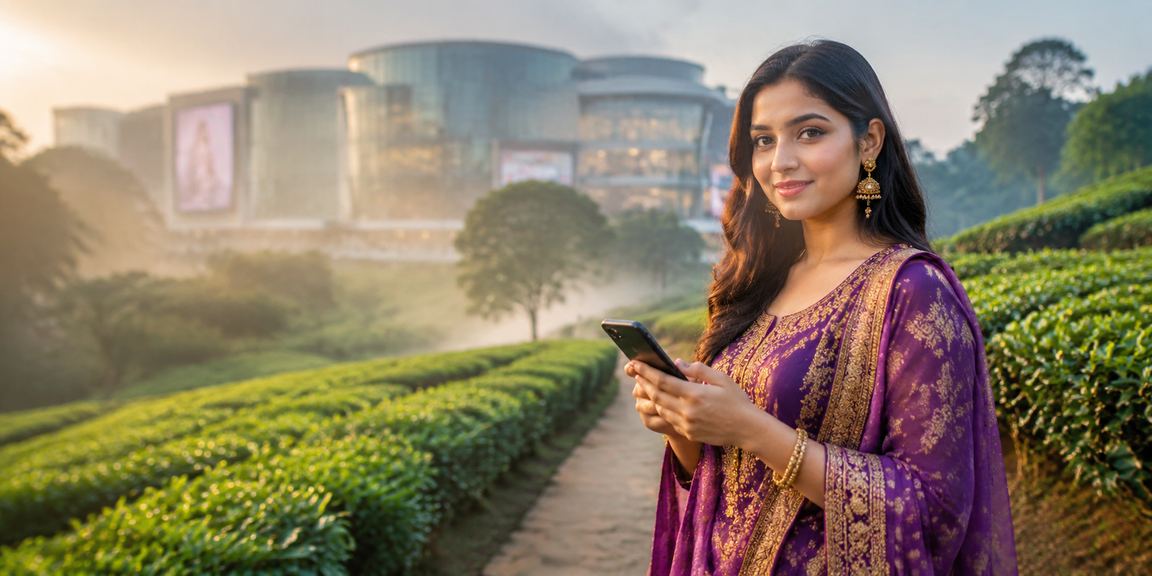A User Playing Casino Games on Mobile in Dhaka
