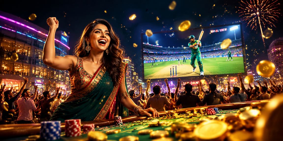 A user analyzing cricket betting odds against a neon-lit backdrop in Rangpur